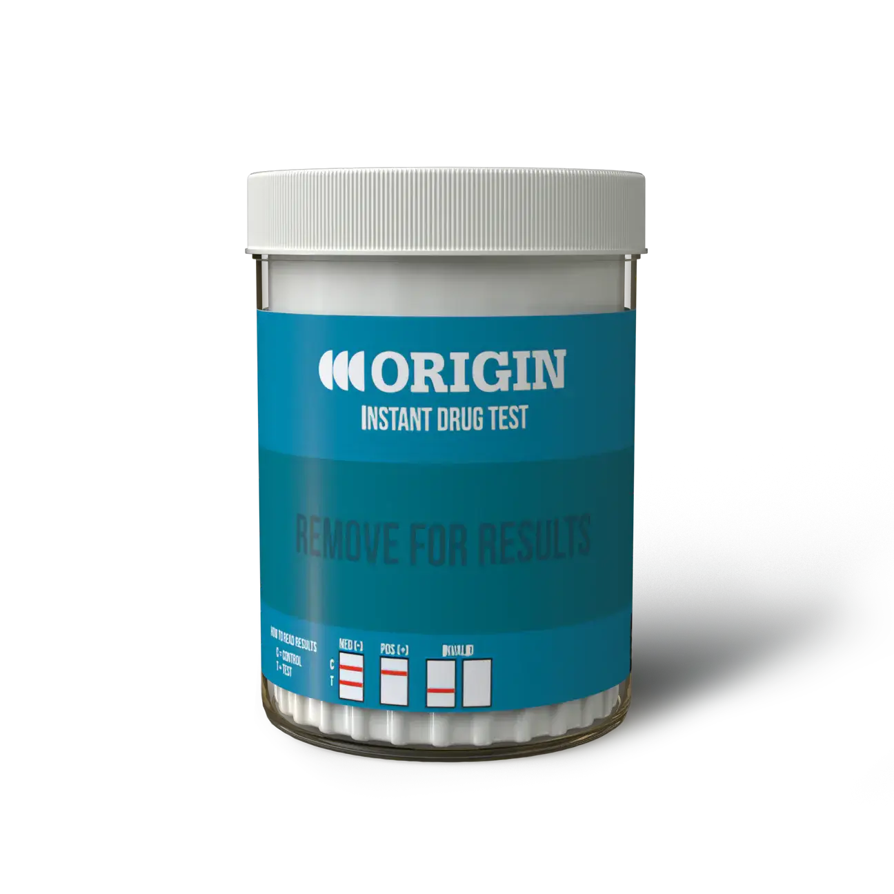 Instant urine drug test cup