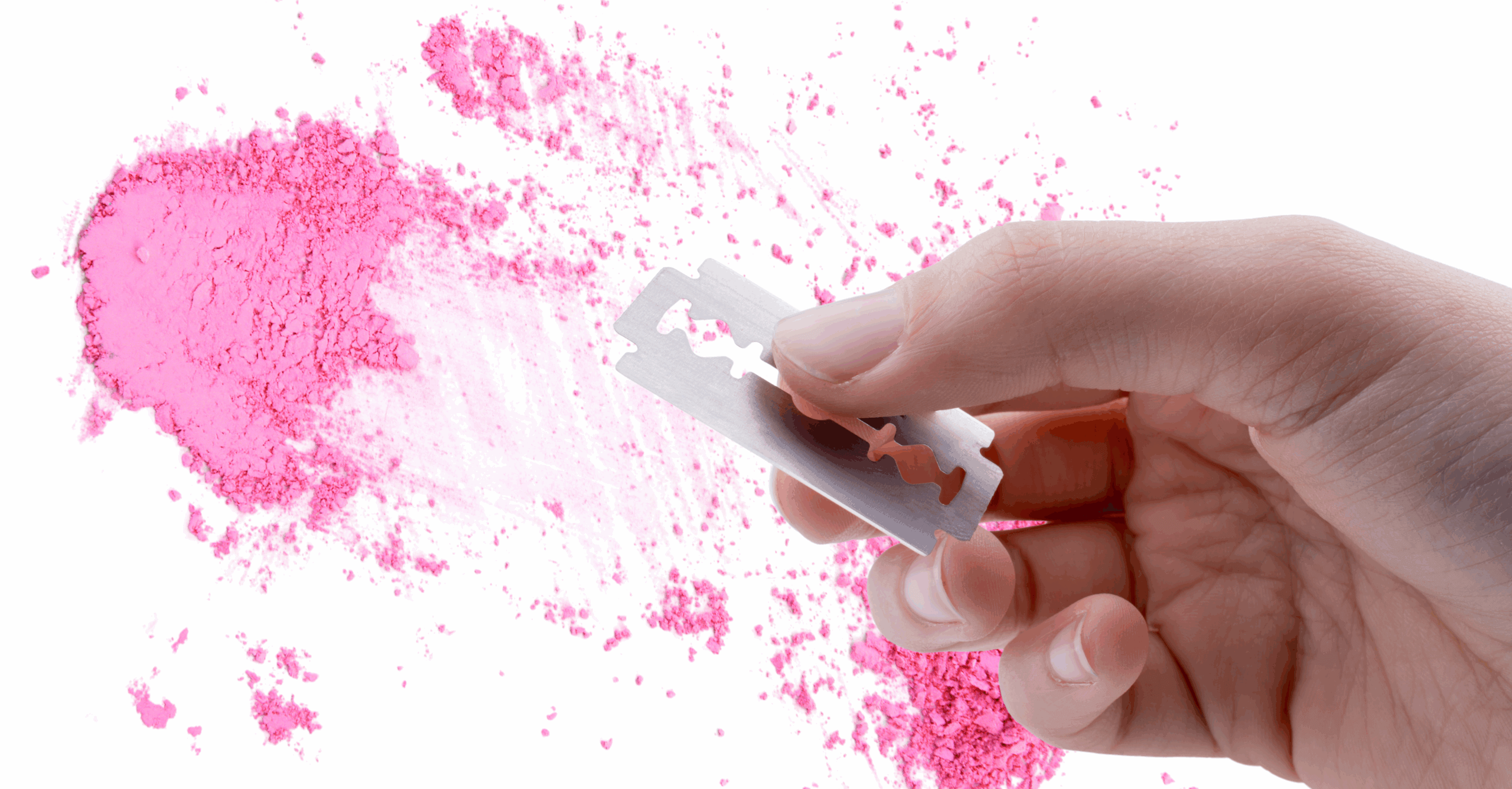 Pink cocaine is a scary combination of synthetic drugs such as ketamine, MDMA, and sometimes even fentanyl.