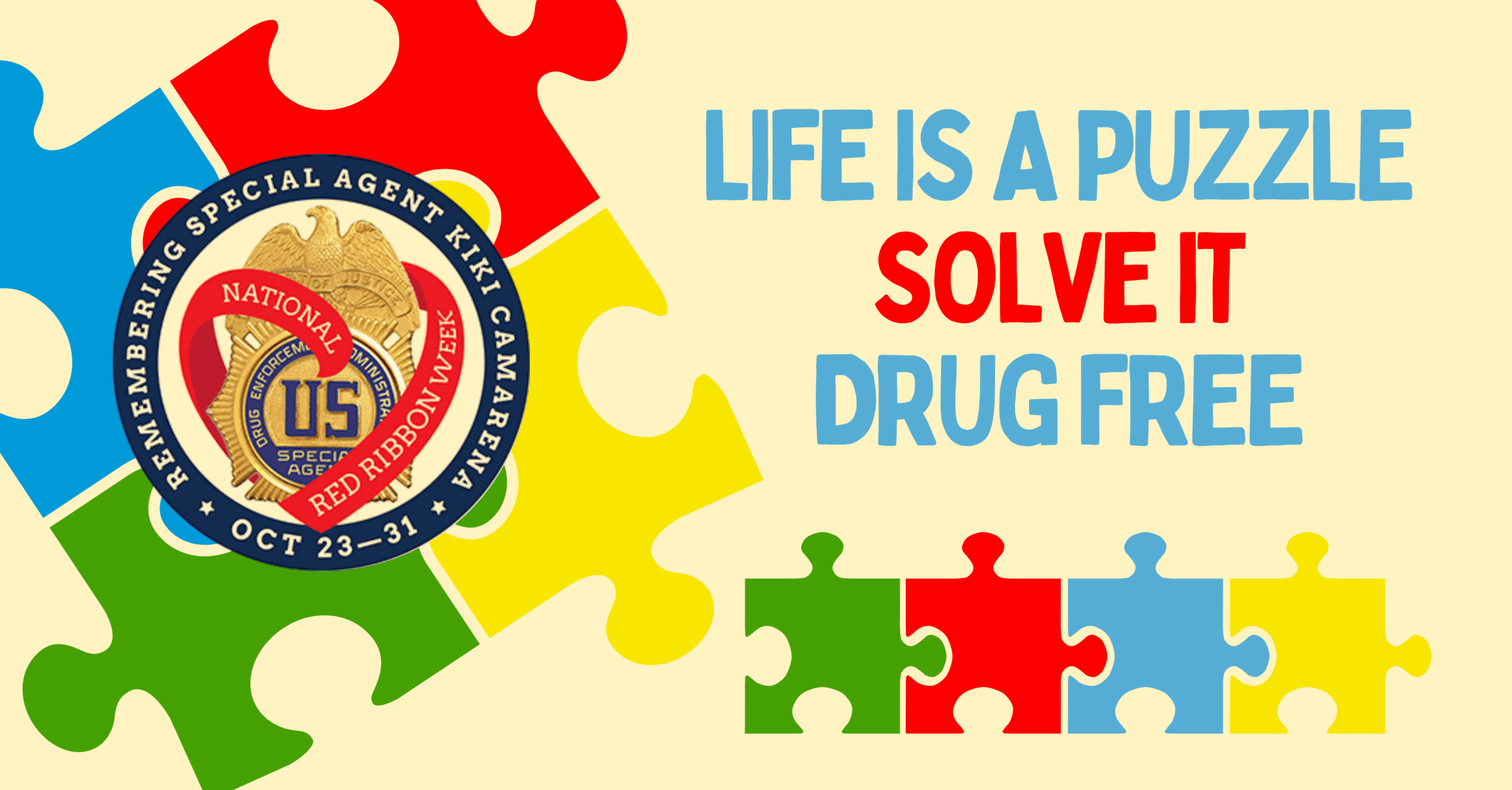 DEA’s Red Ribbon Message for 2025: Life Is a Puzzle, Solve It Drug Free